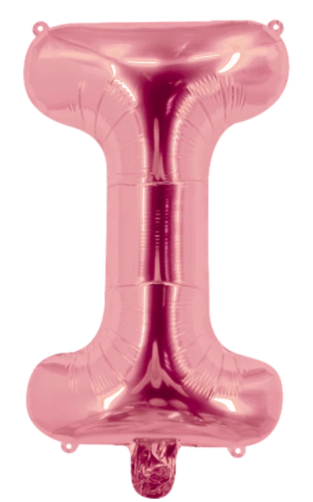 Globo Letra "I" Rosa