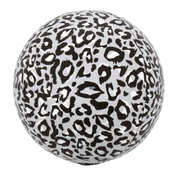 Globo Orbz Leopardo Blanco