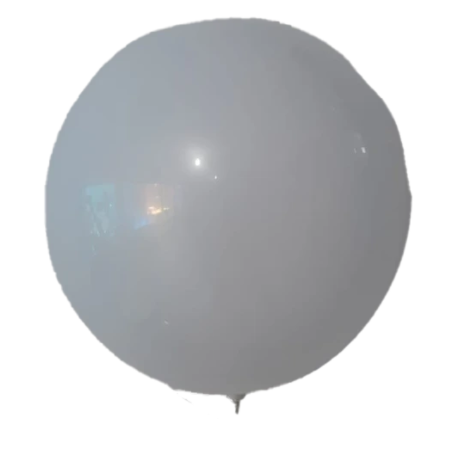 Globo Burbuja Lisa Blanco 22"