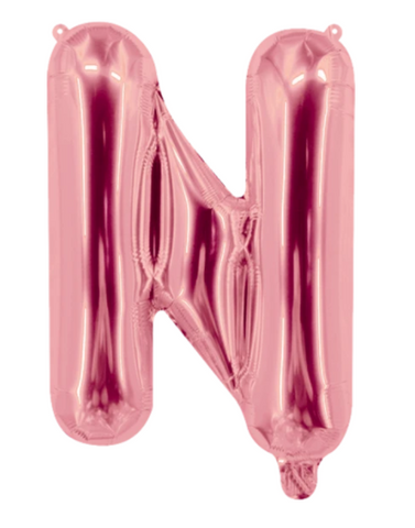Globo Letra "N" Rosa