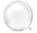 Globo Orbz Metálico Blanco