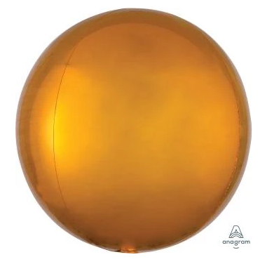 Globo Orbz Metálico Dorado