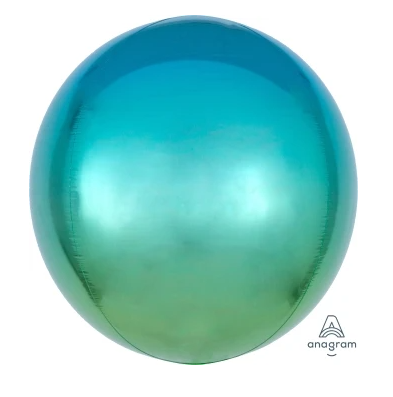 Globo Orbz Ombré Azul y Verde