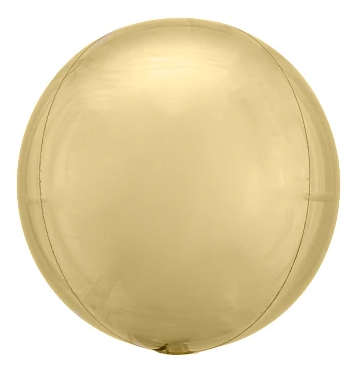 Globo Orbz Oro Blanco
