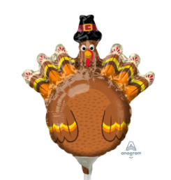 Globo Figura Mini Shape Pavo