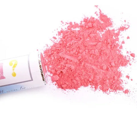 Cañon Bazooka Gender Reveal de Polvo Rosa