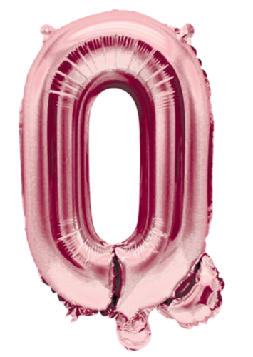 Globo Letra "Q" Rosa