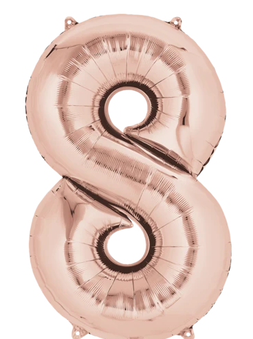 Globo Rose Gold Jumbo #8
