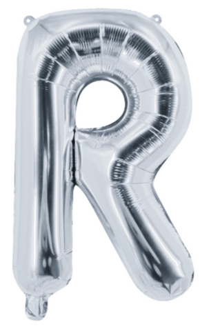Globo Letra "R" Plata
