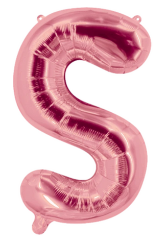 Globo Letra "S" Rosa