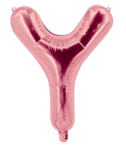 Globo Letra "Y" Rosa